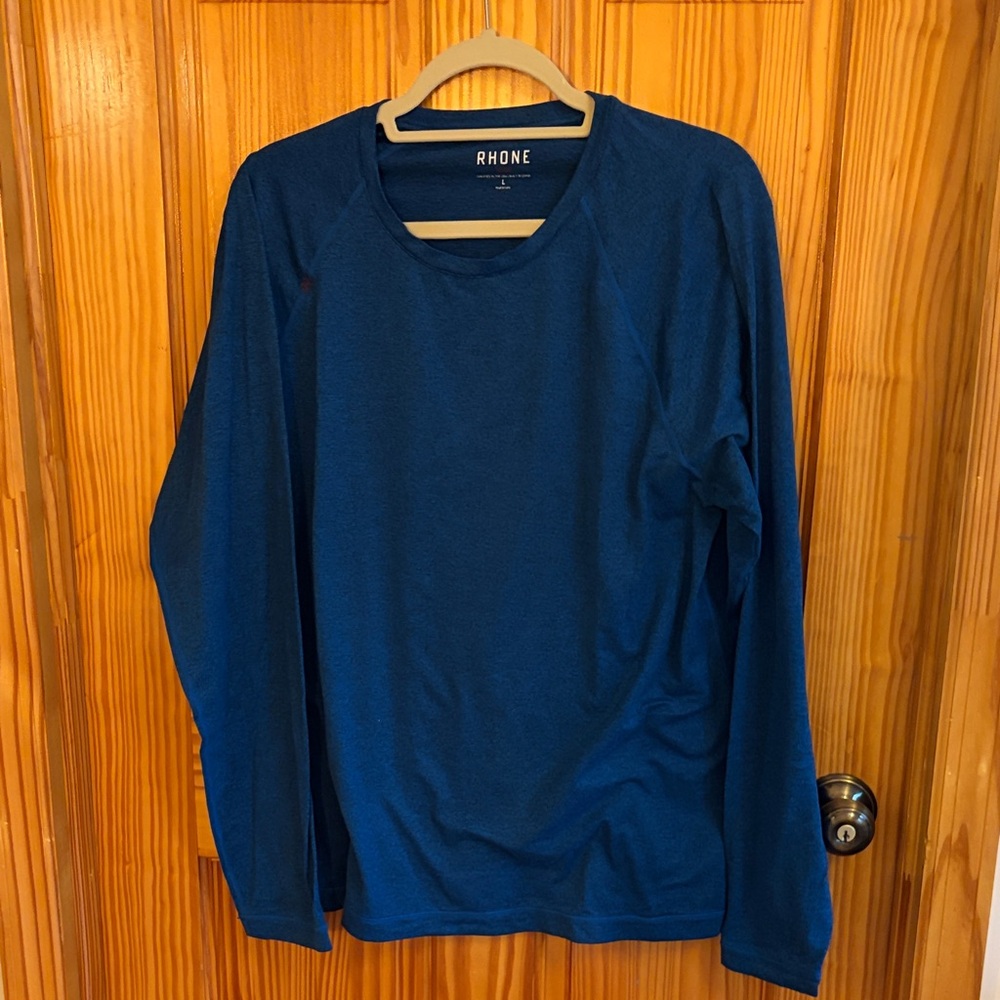 Rhone Men's Deep Blue Long Sleeve Tee